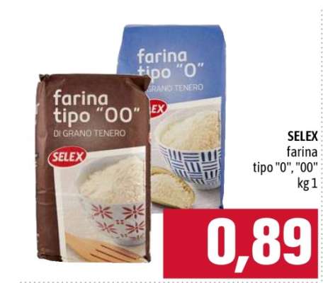 SELEX farina tipo "0", "00"