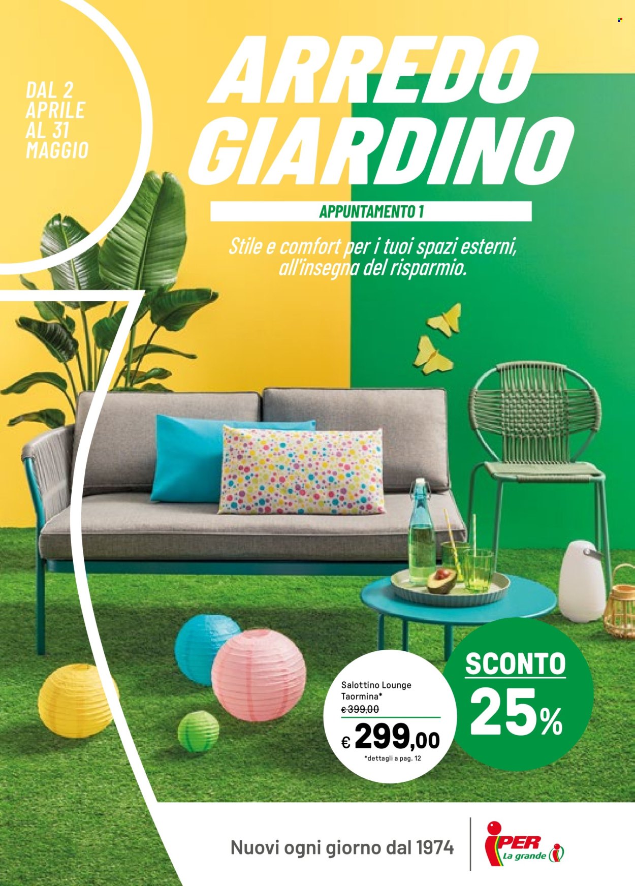 Volantino Iper, La grande i - 2.4.2025 - 31.5.2025.