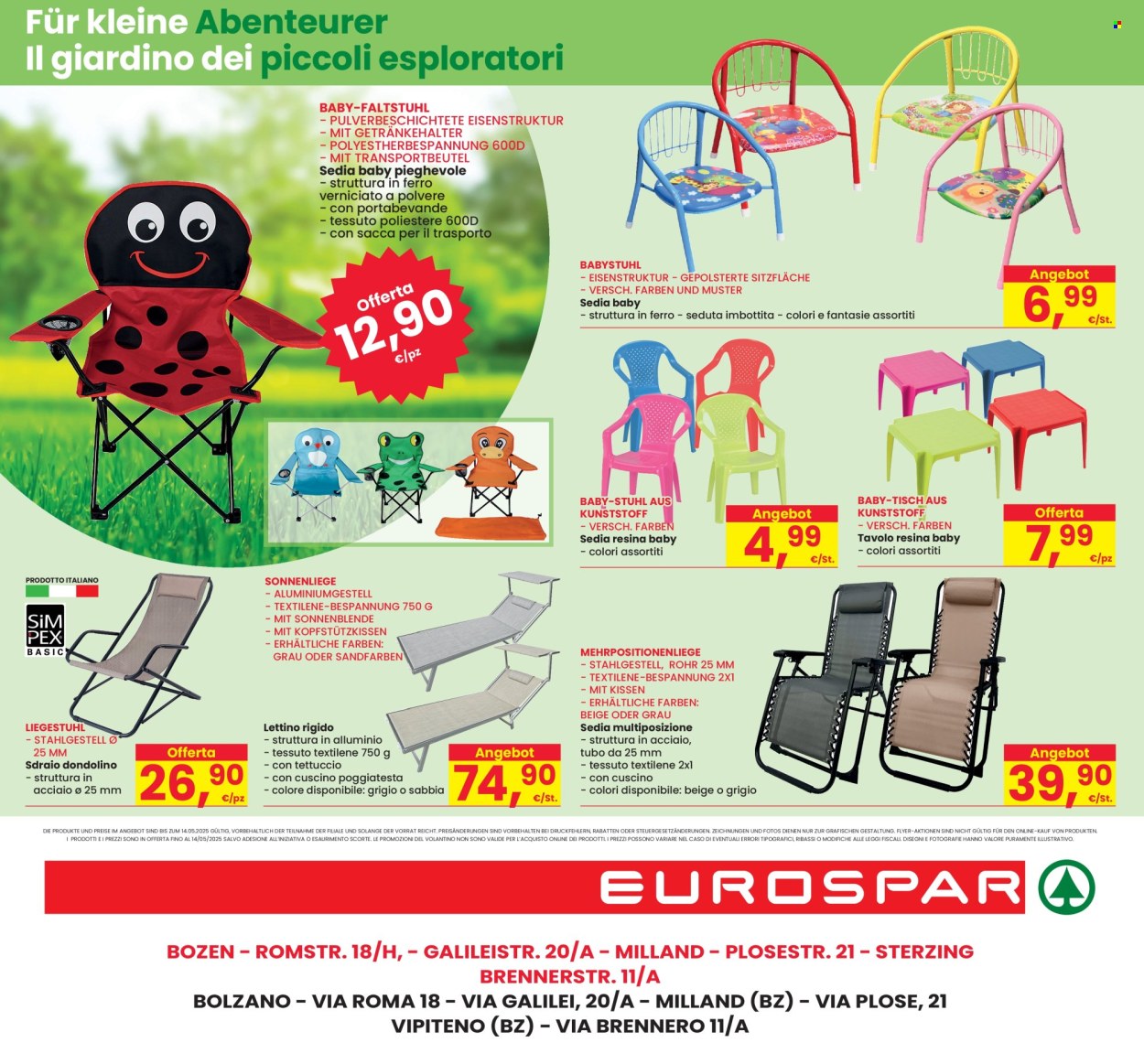 Volantino Eurospar - 10.4.2025 - 14.5.2025.