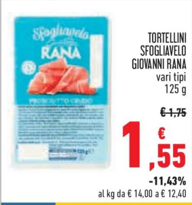 TORTELLINI SFOGLIAVELO GIOVANNI RANA