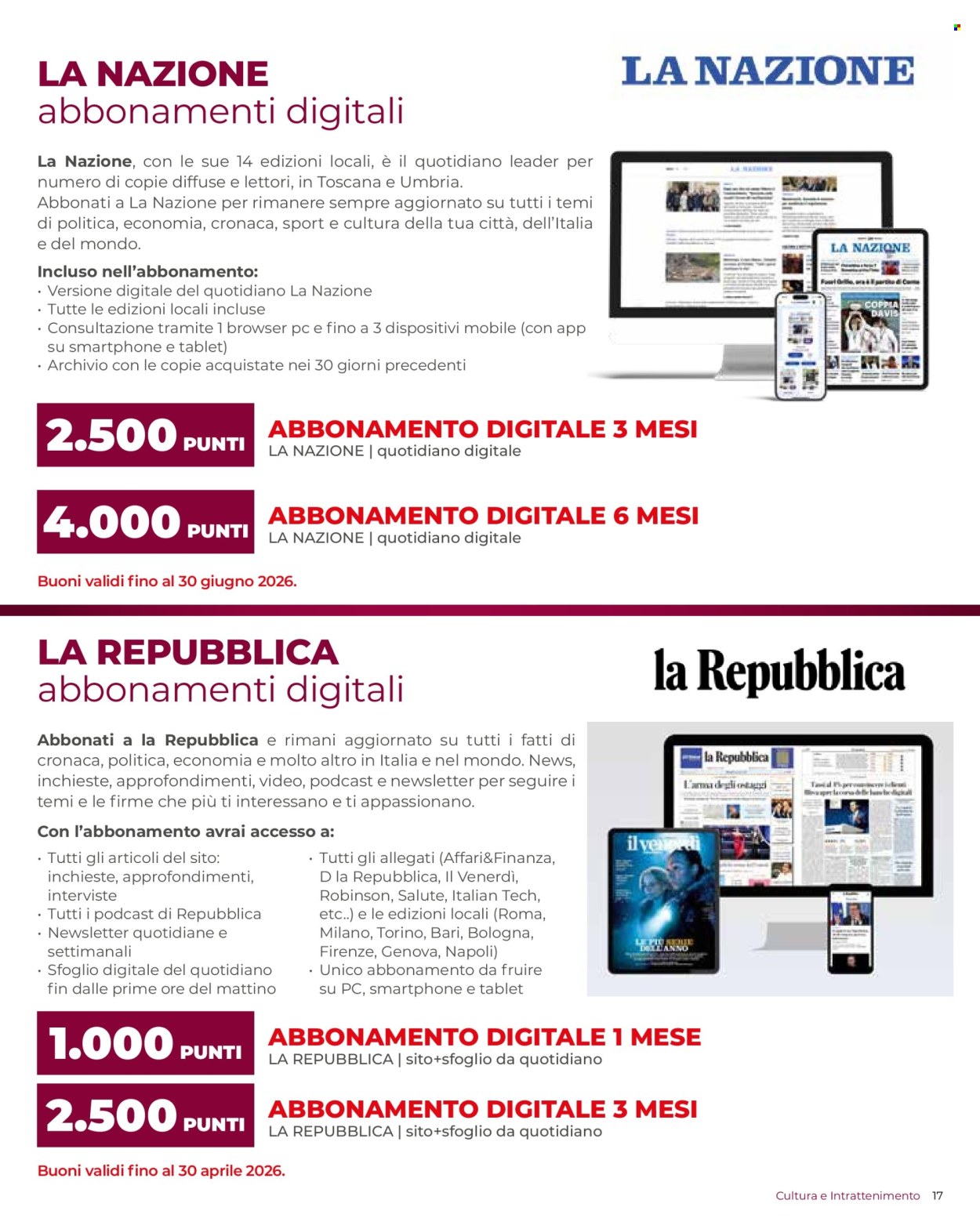 Volantino Coop - 18.4.2025 - 30.11.2025.