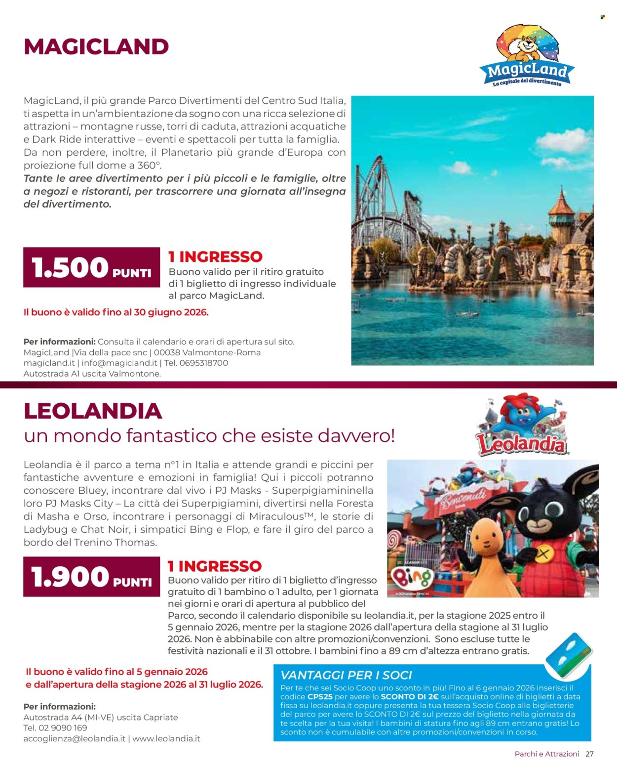 Volantino Coop - 18.4.2025 - 30.11.2025.