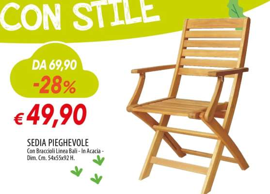 Sedia pieghevole