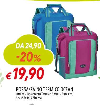 BORSA/ZAINO TERMICO OCEAN