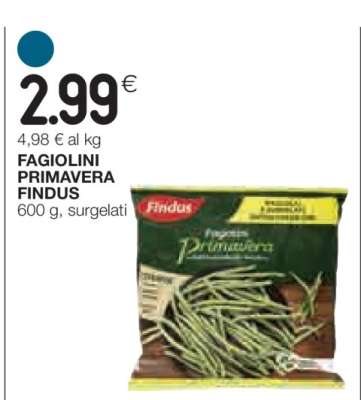 Fagiolini Primavera Findus