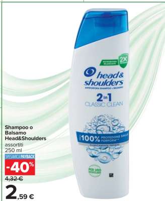 Shampoo o Balsamo Head&Shoulders