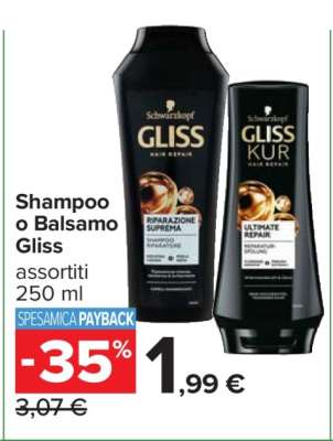 Shampoo o Balsamo Gliss