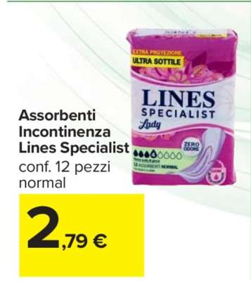 Assorbenti Incontinenza Lines Specialist