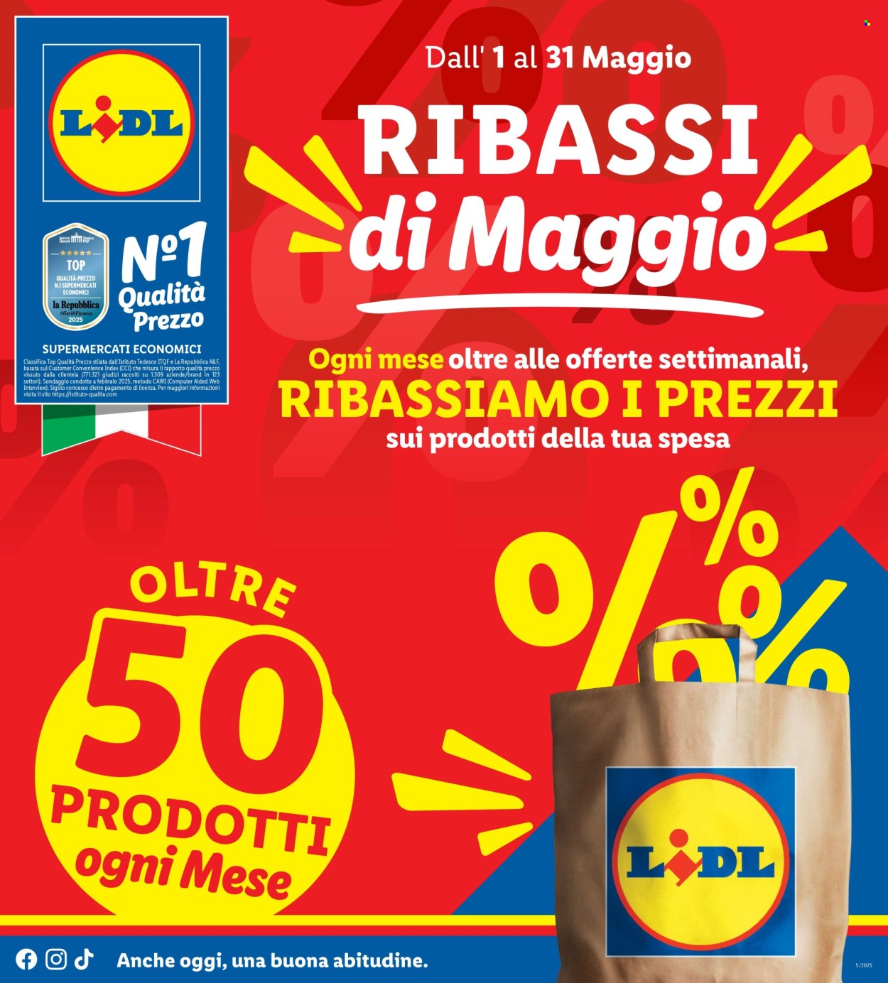 Volantino Lidl - 1.5.2025 - 31.5.2025.
