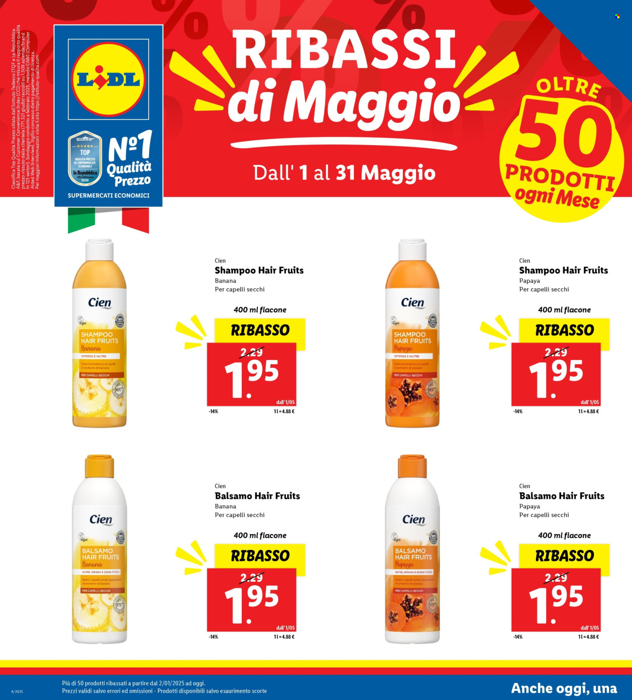 Volantino Lidl - 1.5.2025 - 31.5.2025.