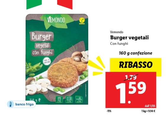 Vemondo Burger vegetali