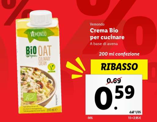 Vemondo Crema Bio per cucinare