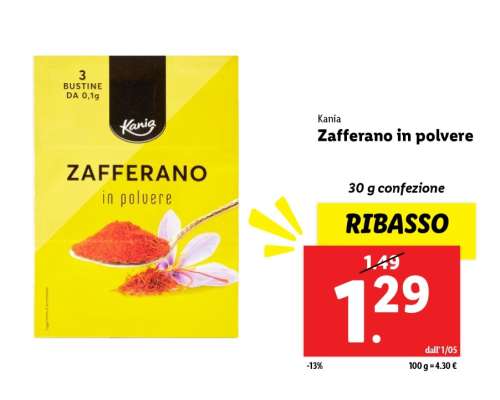 Kania Zafferano in polvere