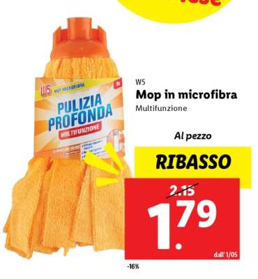 Mop in microfibra