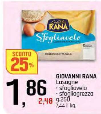 GIOVANNI RANA Lasagne