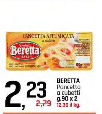 BERETTA Pancetta a cubetti
