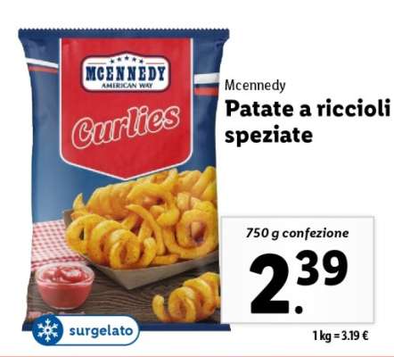 Mcennedy Patate a riccioli speziate