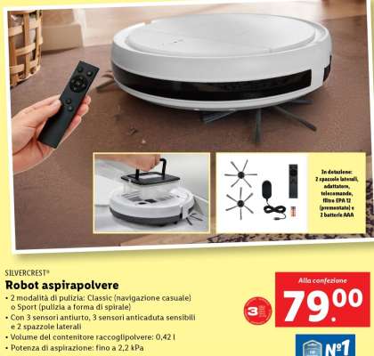 SILVERCREST Robot aspirapolvere