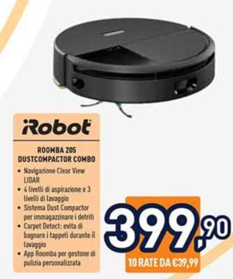 iRobot Roomba 205 DustCompactor Combo