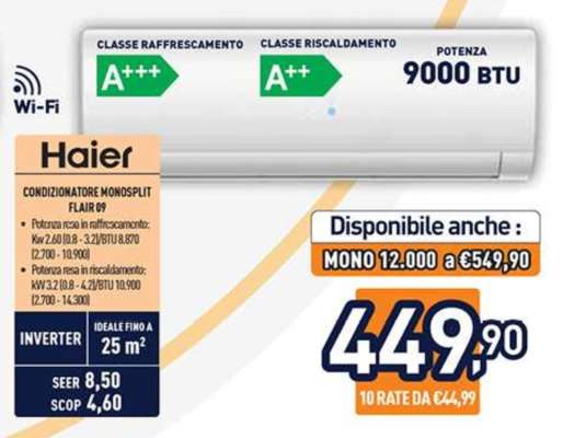 Haier Condizionatore Monosplit Flair 09