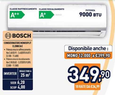 Condizionatore Monosplit Bosch CL2000 26E