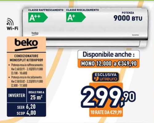 beko Condizionatore Monosplit KITBIHPR09