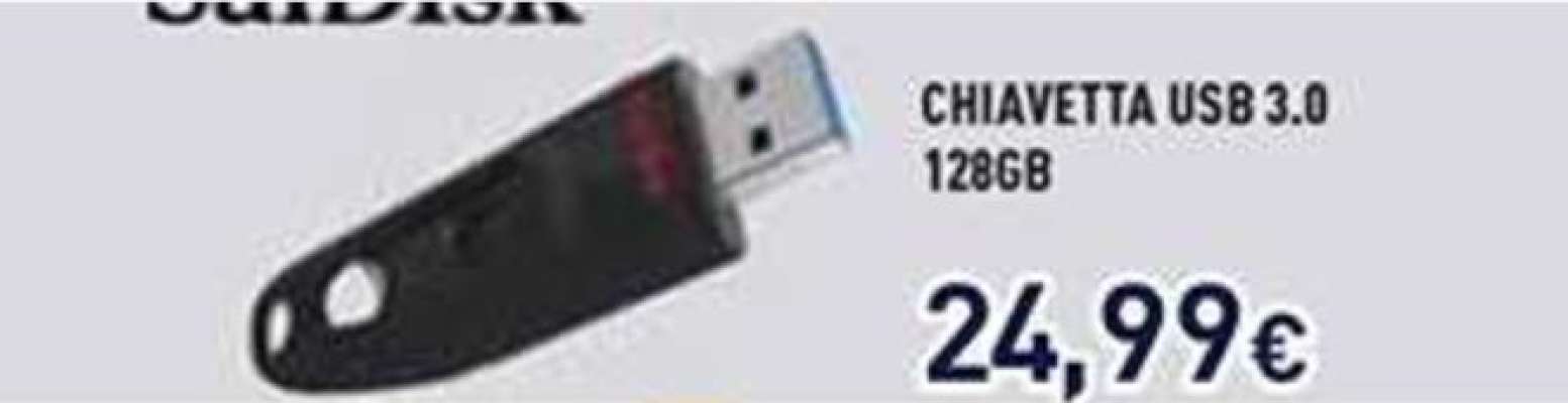 SanDisk Chiavetta USB 3.0 128GB