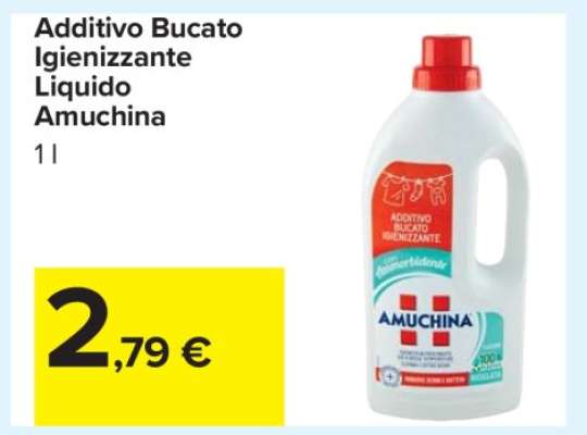 Additivo Bucato Igienizzante Liquido Amuchina