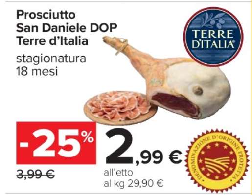 Prosciutto San Daniele DOP Terre d’Italia