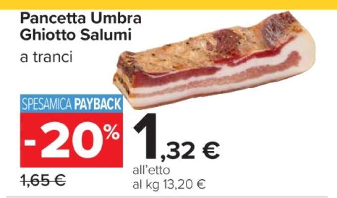 Pancetta Umbra Ghiotto Salumi