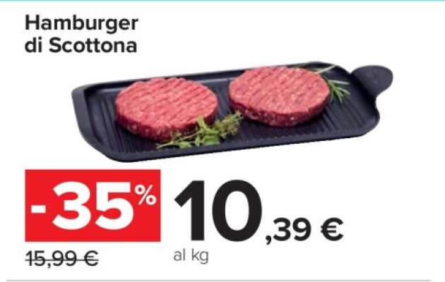 Hamburger Di Scottona
