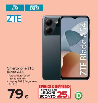 Smartphone ZTE Blade A54
