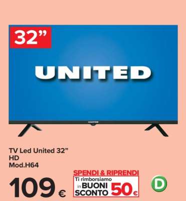 TV Led United 32”