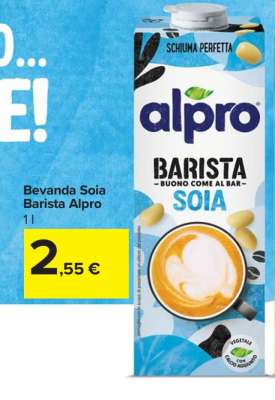 Bevanda Soia Barista Alpro