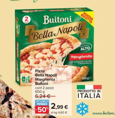 Pizza Bella Napoli Margherita Buitoni