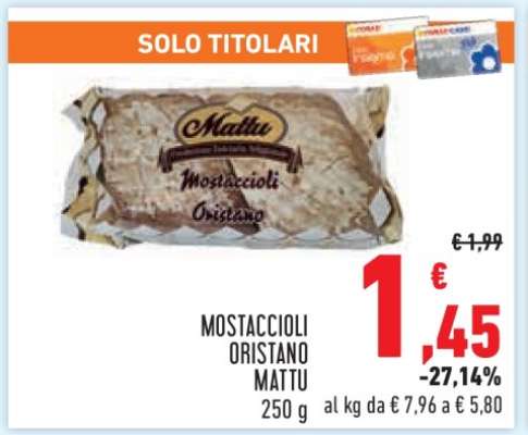 MOSTACCIOLI ORISTANO MATTU