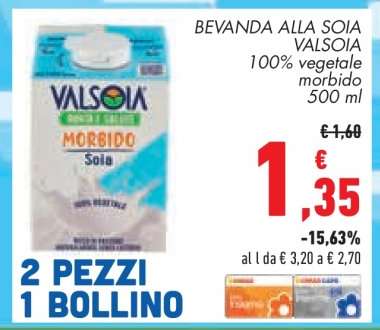 Bevanda alla Soia Valsoia
