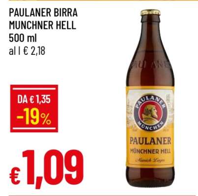 PAULANER Birra Münchner Hell