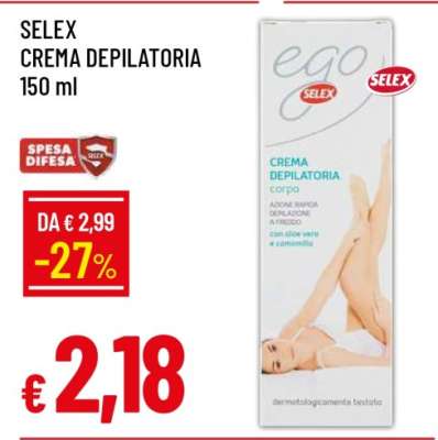 SELEX CREMA DEPILATORIA