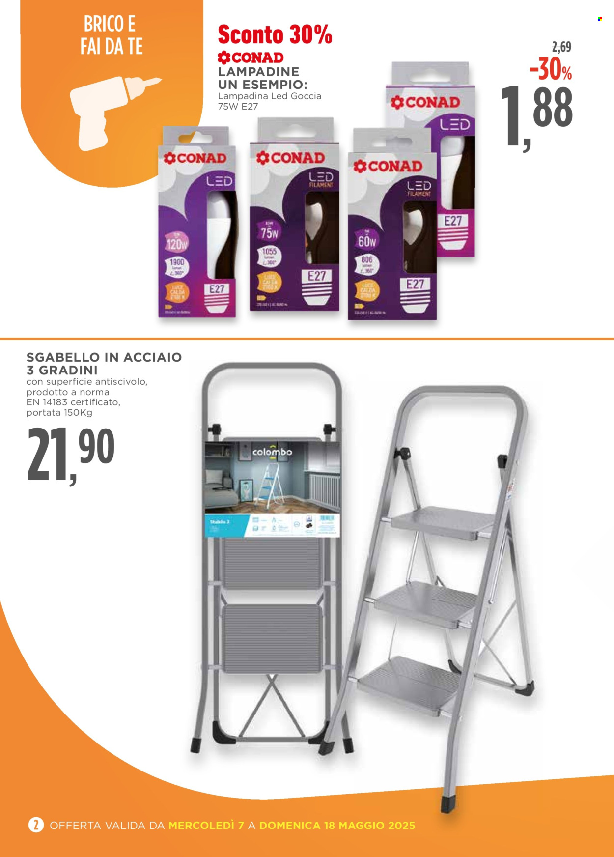 Volantino Conad - 7.5.2025 - 18.5.2025.