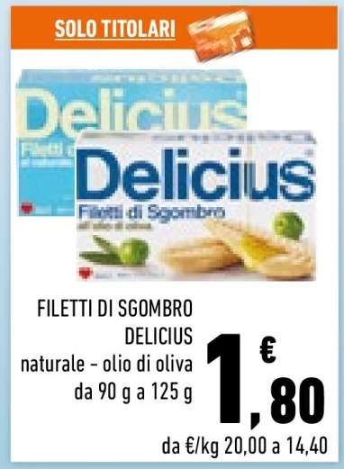 Filetti di Sgombro Delicius