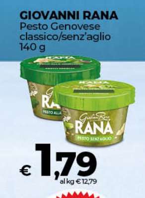 Giovanni Rana Pesto Genovese classico/senz'aglio