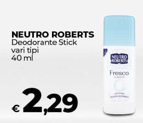NEUTRO ROBERTS Deodorante Stick