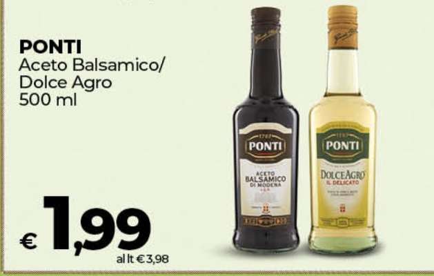 PONTI Aceto Balsamico/Dolce Agro