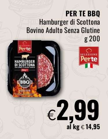 PER TE BBQ Hamburger di Scottona