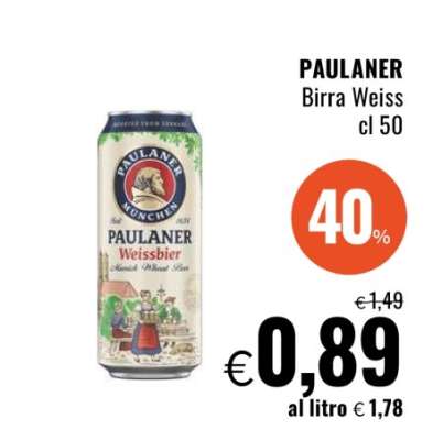 PAULANER Birra Weiss cl 50