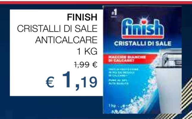 FINISH CRISTALLI DI SALE ANTICALCARE 1 KG