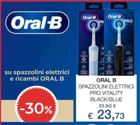 ORAL B SPAZZOLINI ELETTRICI PRO VITALITY BLACK/BLUE