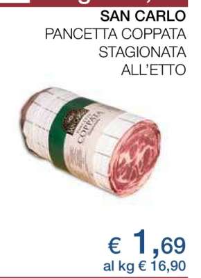 San Carlo Pancetta Coppata Stagionata