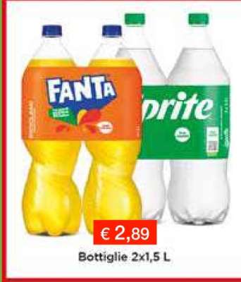 Bottiglie 2x1,5 L